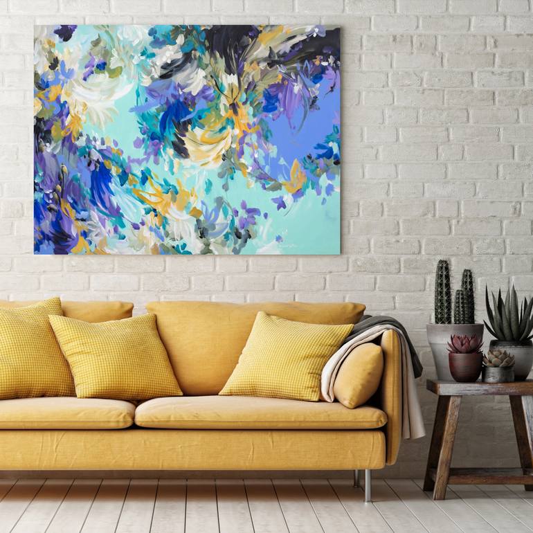 Original Abstract Expressionism Abstract Painting by Amber Gittins