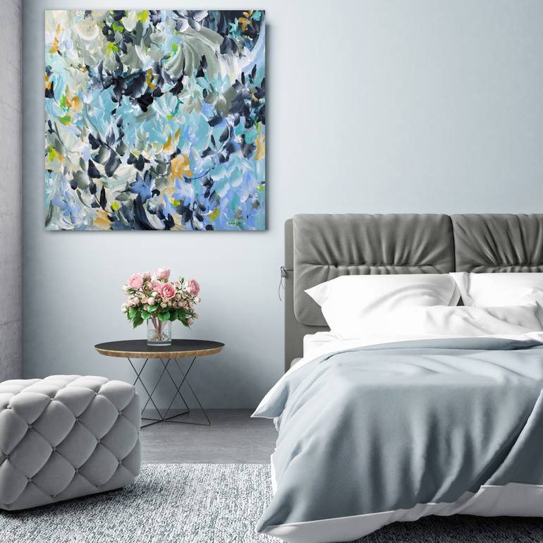 Original Abstract Floral Painting by Amber Gittins