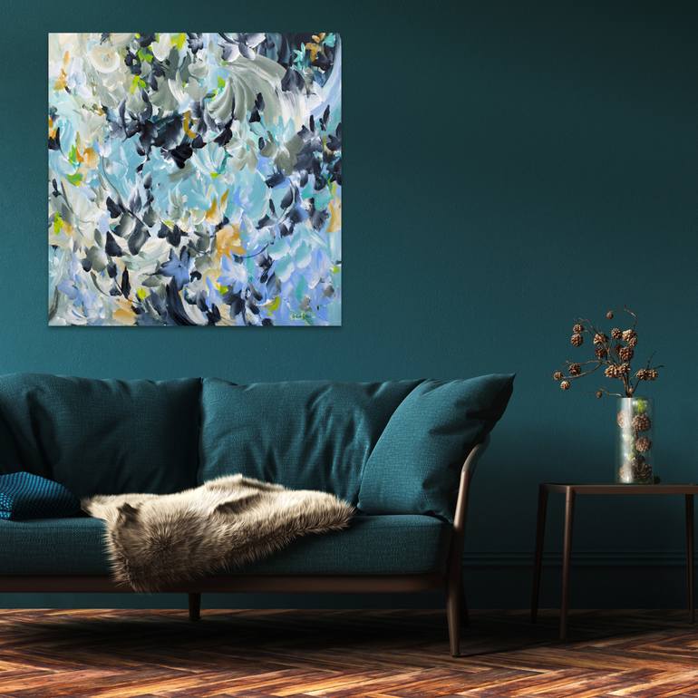 Original Abstract Floral Painting by Amber Gittins