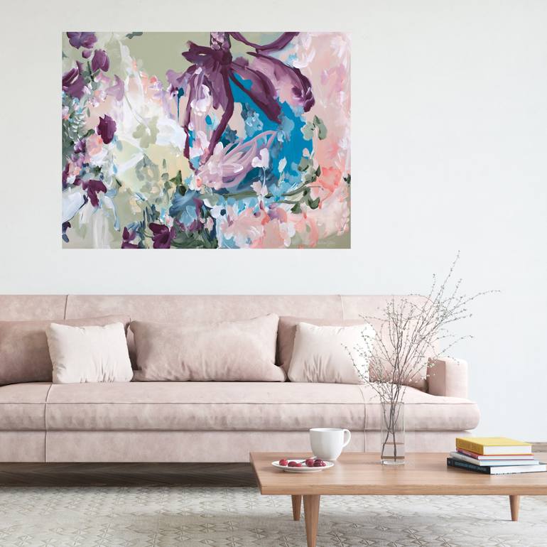 Original Abstract Floral Painting by Amber Gittins