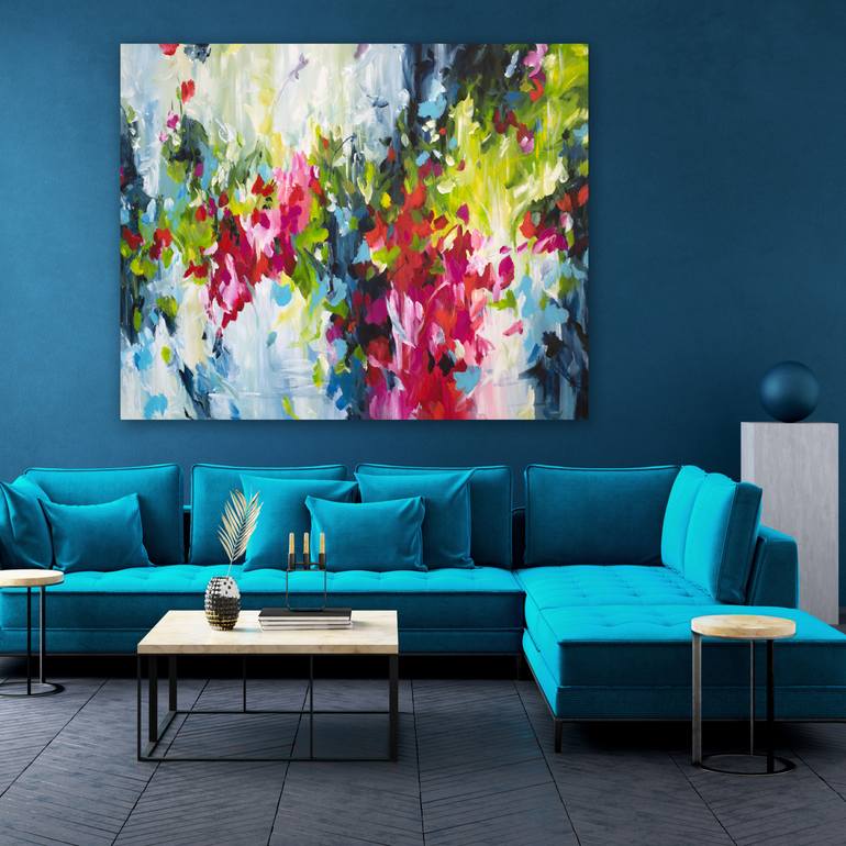 Original Abstract Expressionism Abstract Painting by Amber Gittins