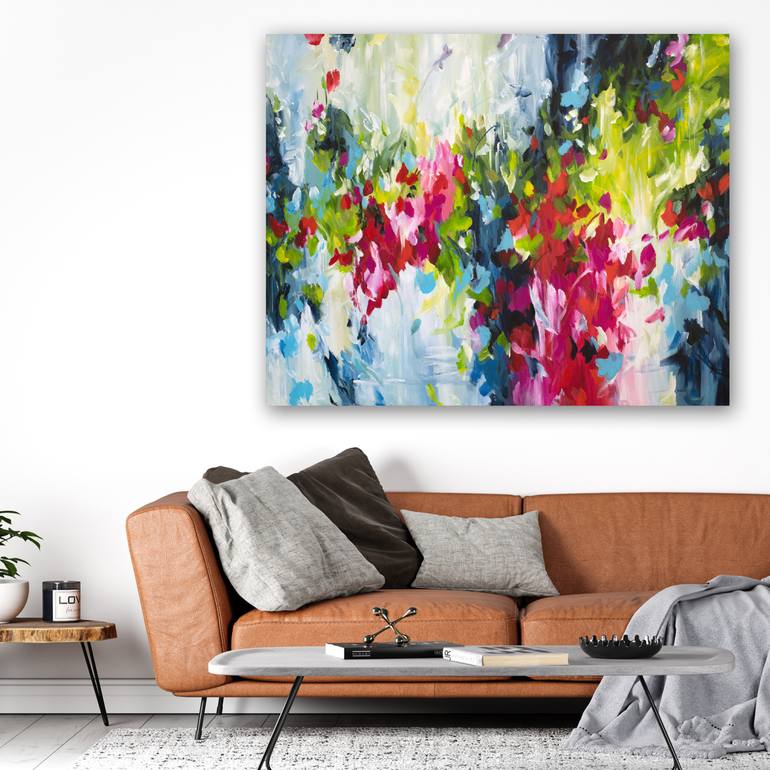 Original Abstract Expressionism Abstract Painting by Amber Gittins