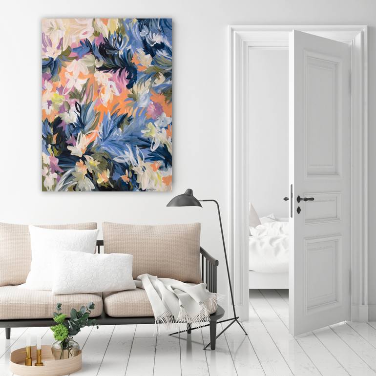 Original Abstract Floral Painting by Amber Gittins