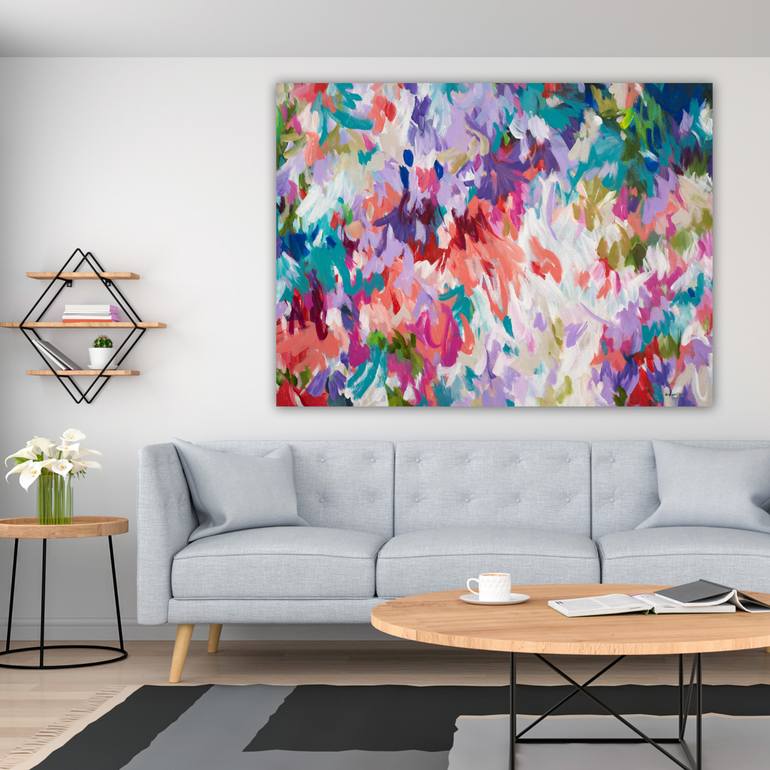 Original Abstract Expressionism Abstract Painting by Amber Gittins