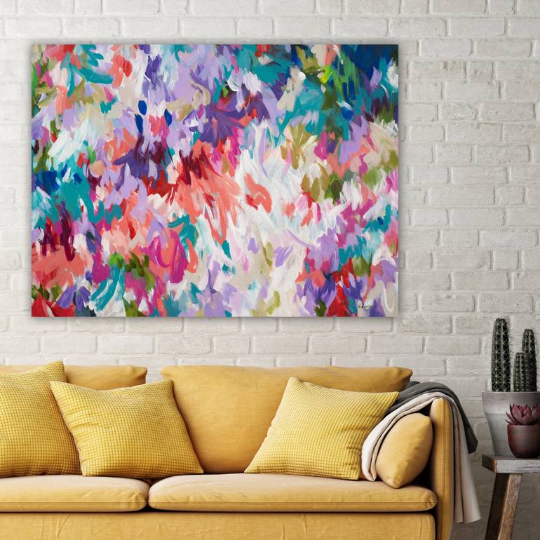 Original Abstract Expressionism Abstract Painting by Amber Gittins