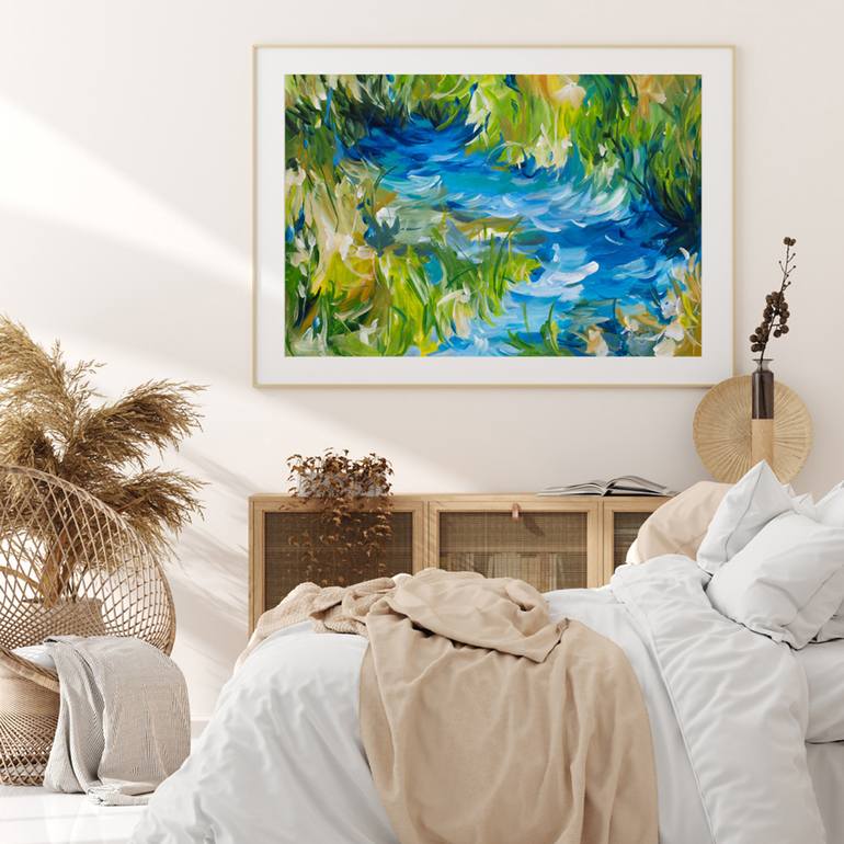 Original Abstract Landscape Painting by Amber Gittins