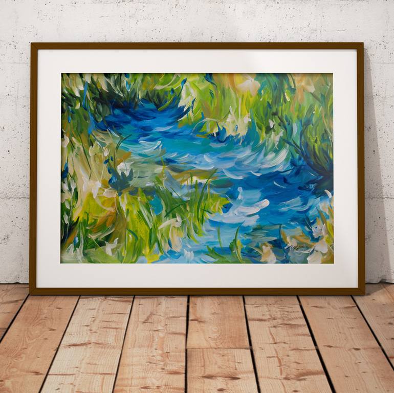 Original Abstract Landscape Painting by Amber Gittins