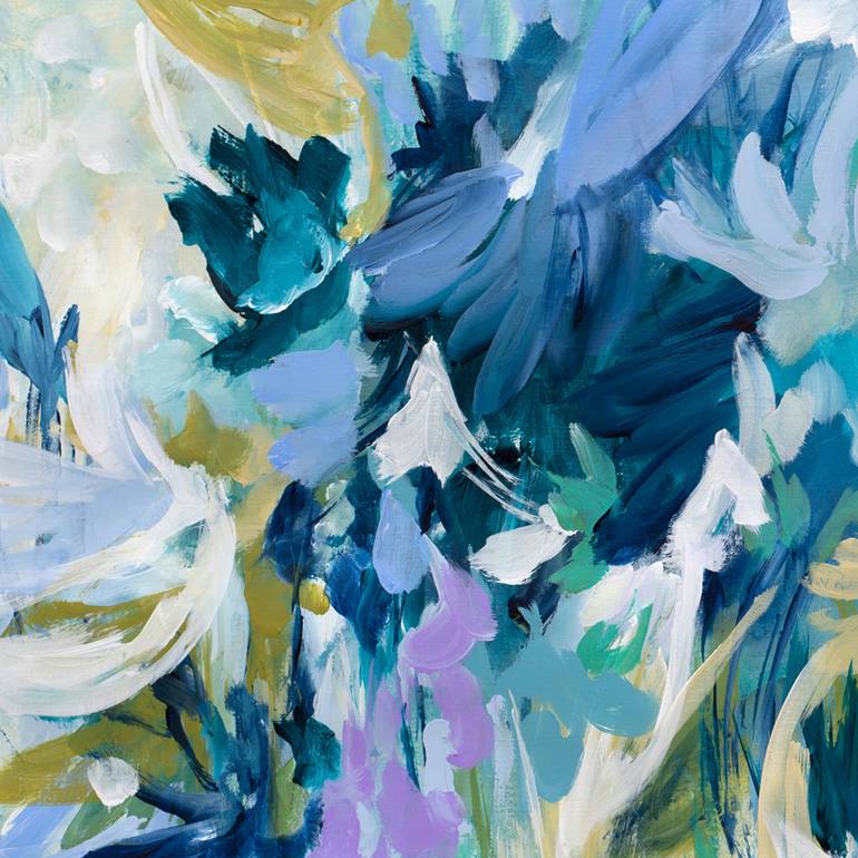 Original Abstract Floral Painting by Amber Gittins
