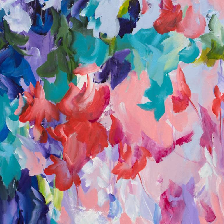 Original Abstract Floral Painting by Amber Gittins