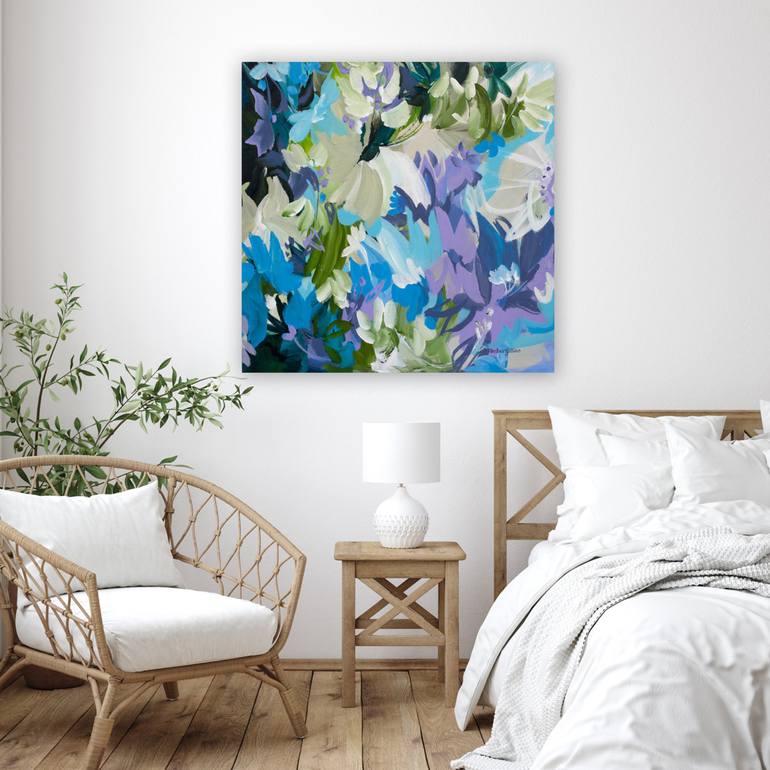 Original Abstract Floral Painting by Amber Gittins