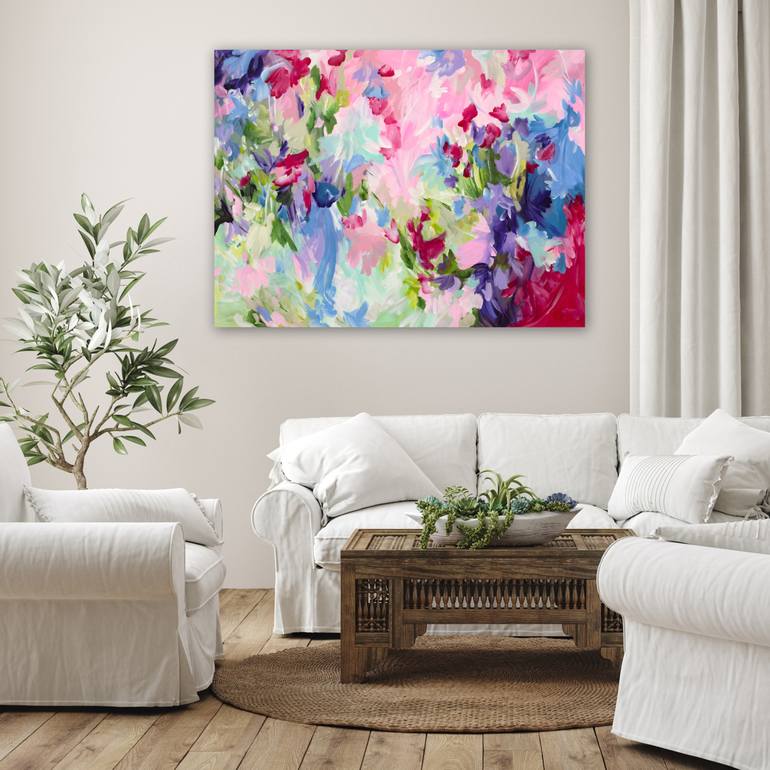 Original Floral Painting by Amber Gittins