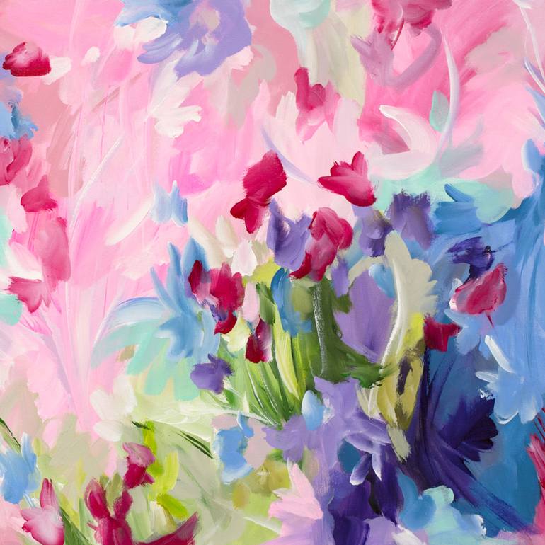 Original Floral Painting by Amber Gittins