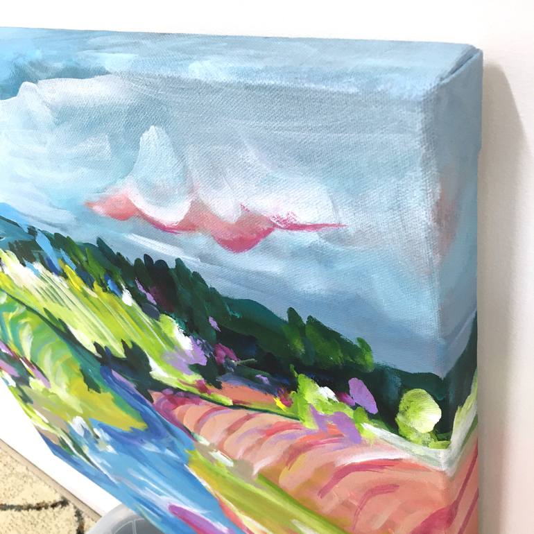 Original Abstract Landscape Painting by Amber Gittins