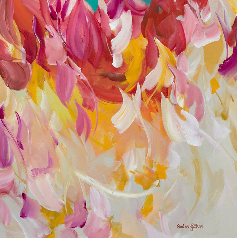 Original Floral Painting by Amber Gittins