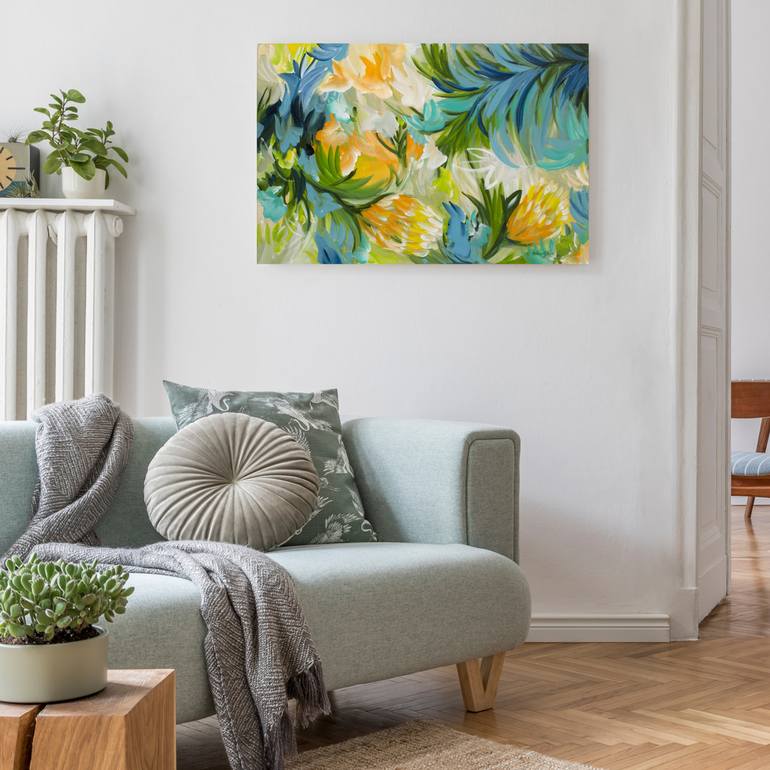 Original Floral Painting by Amber Gittins