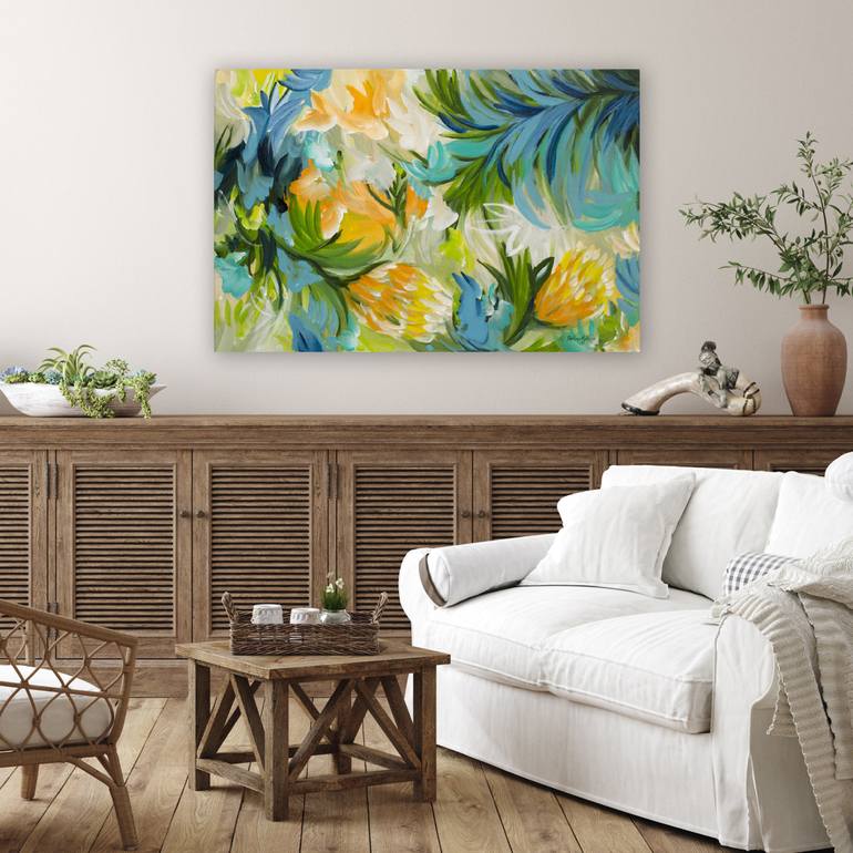 Original Floral Painting by Amber Gittins