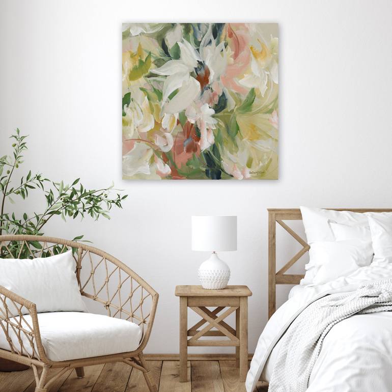 Original Abstract Floral Painting by Amber Gittins