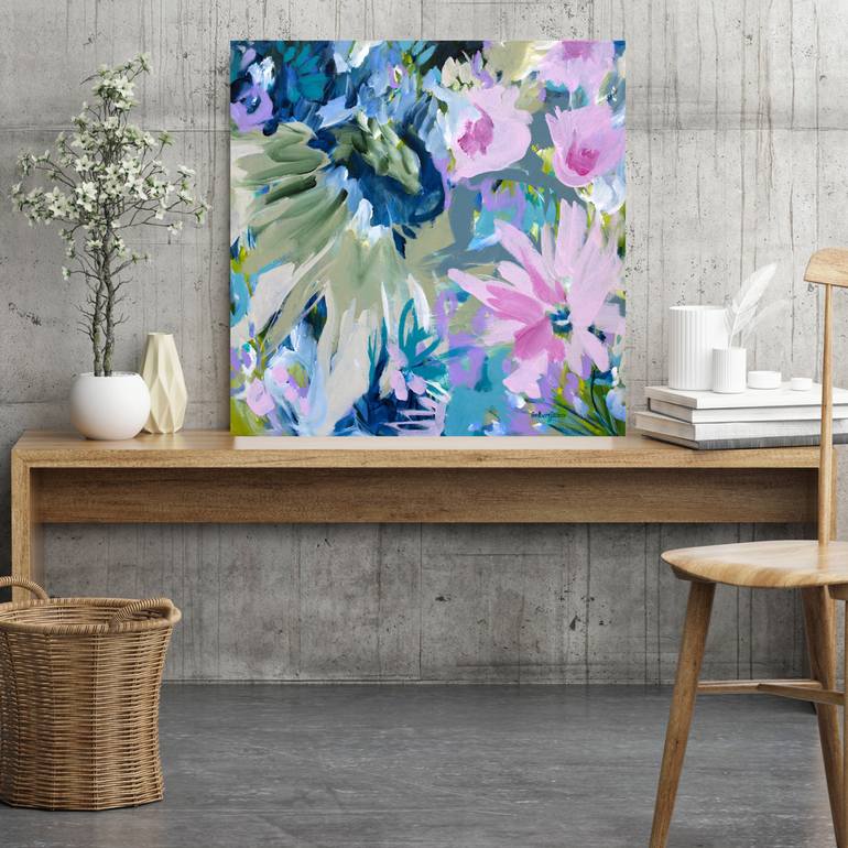 Original Floral Painting by Amber Gittins