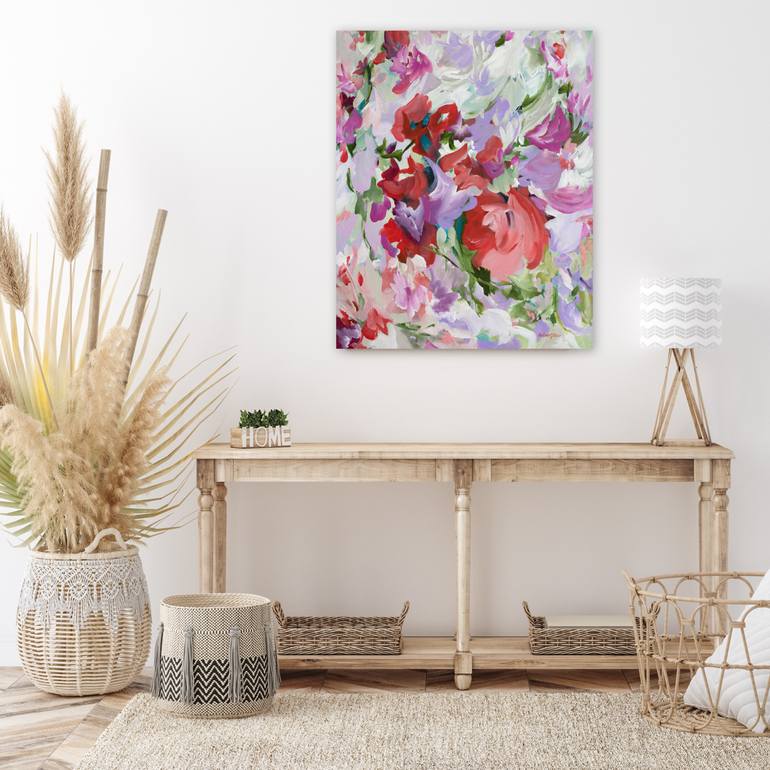 Original Floral Painting by Amber Gittins