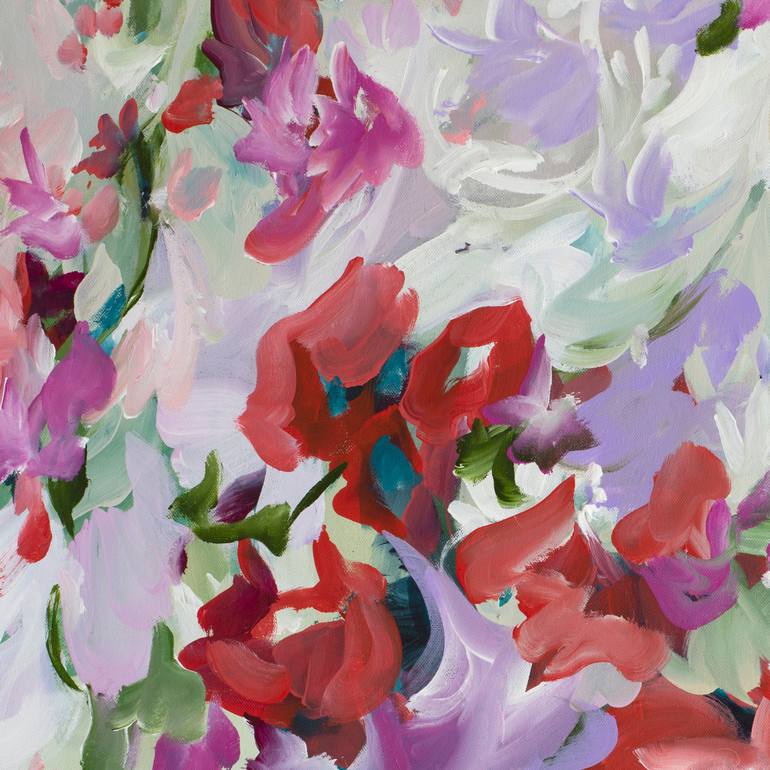 Original Abstract Floral Painting by Amber Gittins