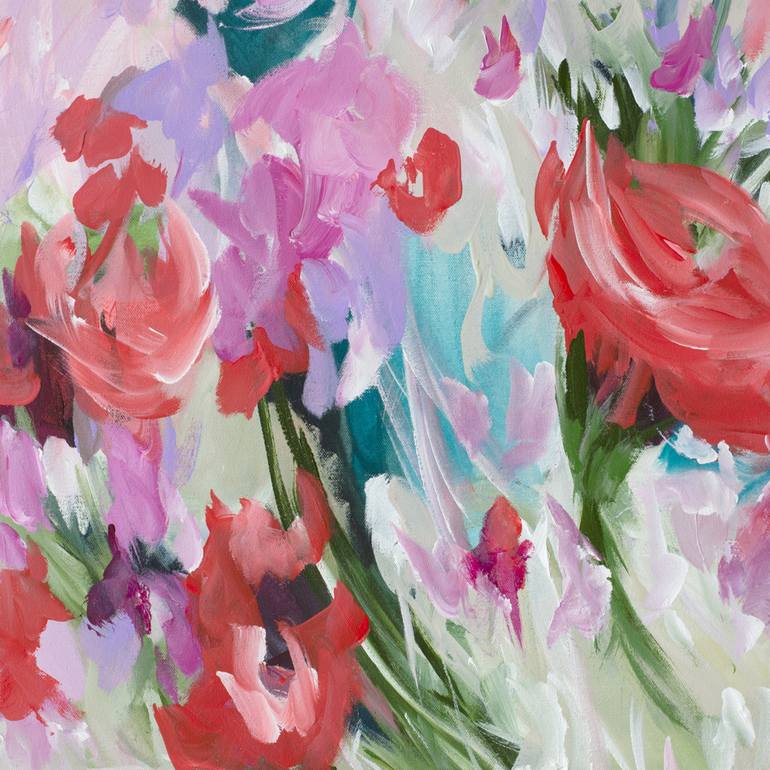 Original Floral Painting by Amber Gittins