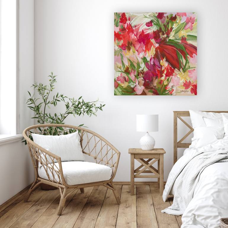 Original Abstract Floral Painting by Amber Gittins