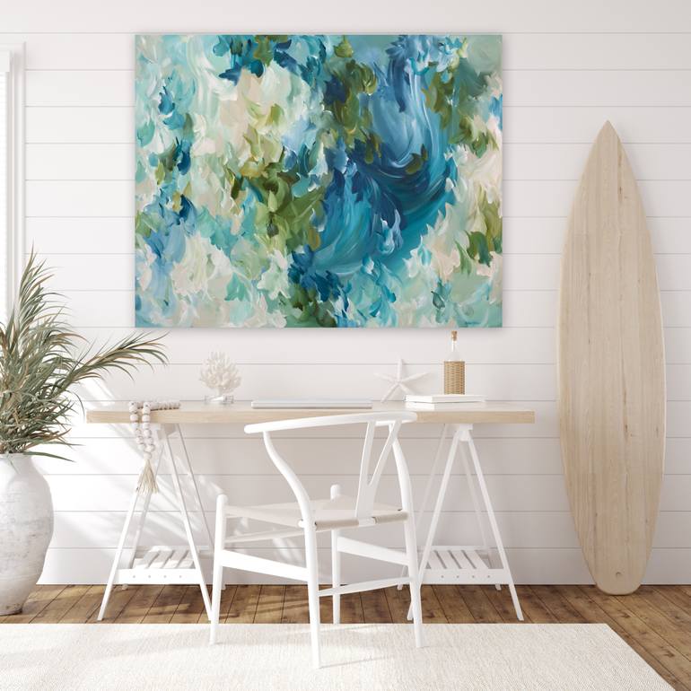 Original Beach Painting by Amber Gittins