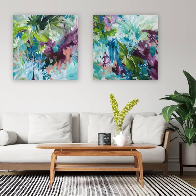 Original Abstract Landscape Painting by Amber Gittins