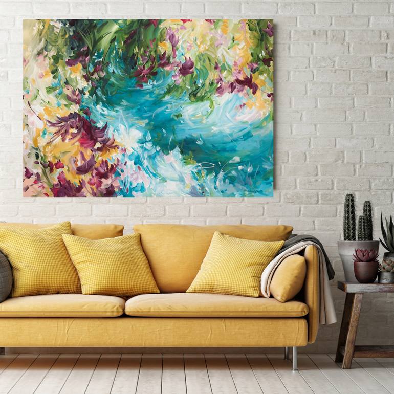 Original Abstract Landscape Painting by Amber Gittins