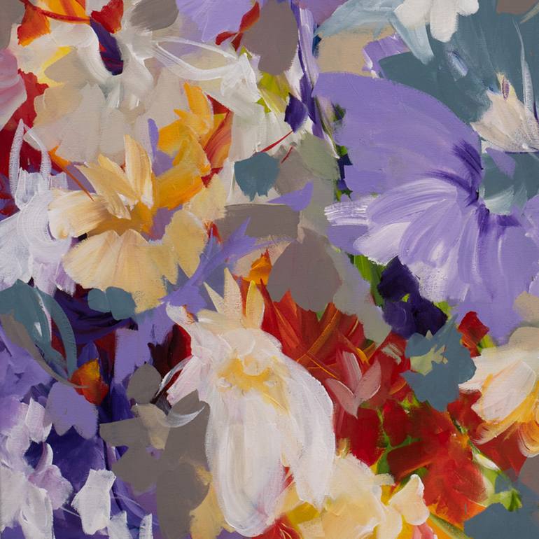 Original Floral Painting by Amber Gittins