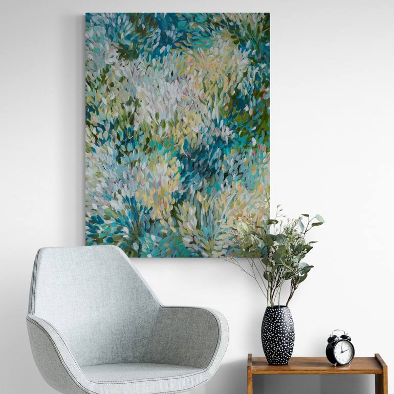 Original Impressionism Abstract Painting by Amber Gittins