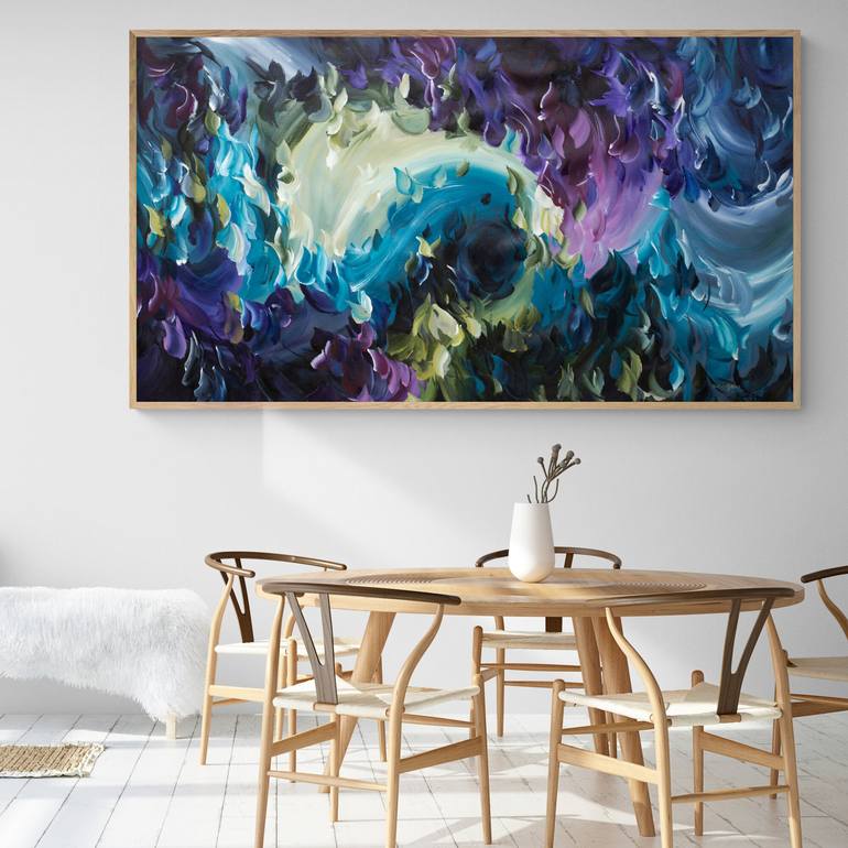 Original Impressionism Abstract Painting by Amber Gittins