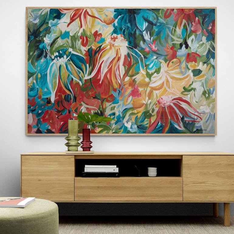 Original Abstract Expressionism Abstract Painting by Amber Gittins