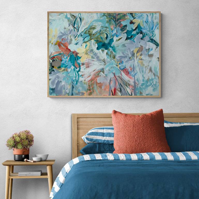 Original Abstract Botanic Painting by Amber Gittins