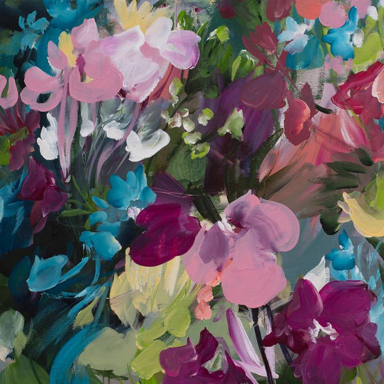 Original Floral Painting by Amber Gittins