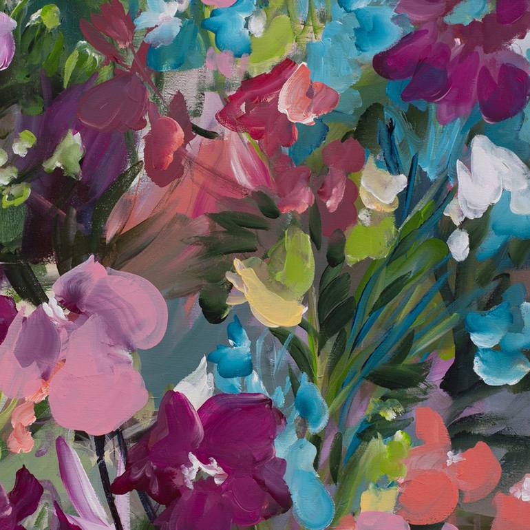 Original Floral Painting by Amber Gittins