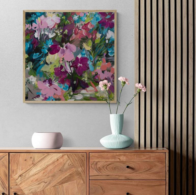 Original Floral Painting by Amber Gittins