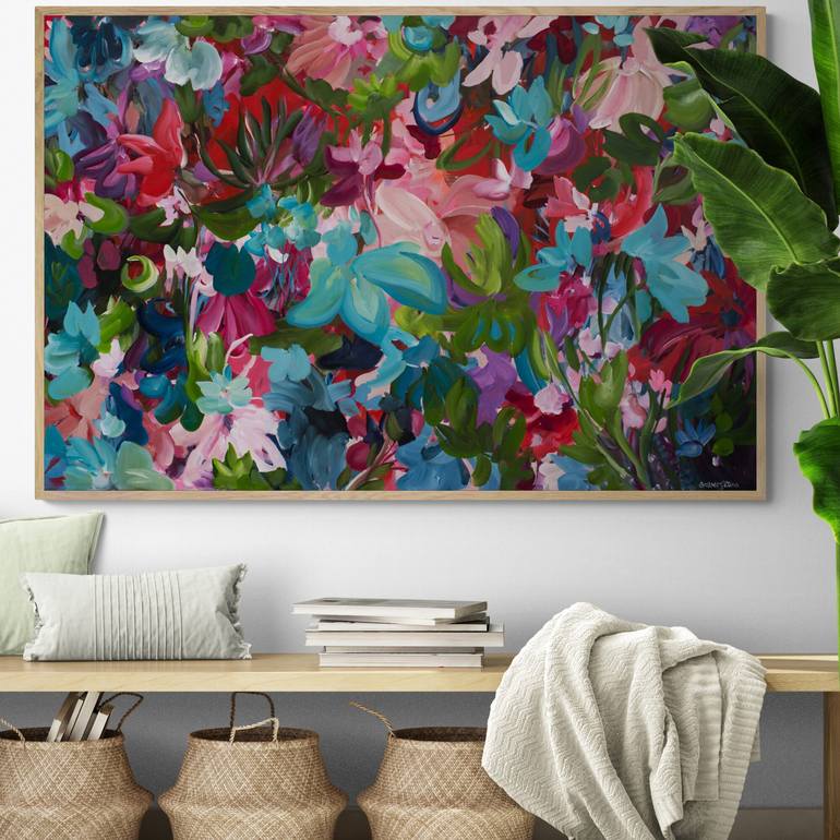 Original Floral Painting by Amber Gittins