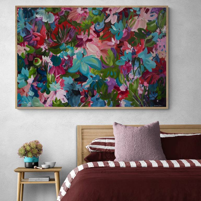 Original Floral Painting by Amber Gittins