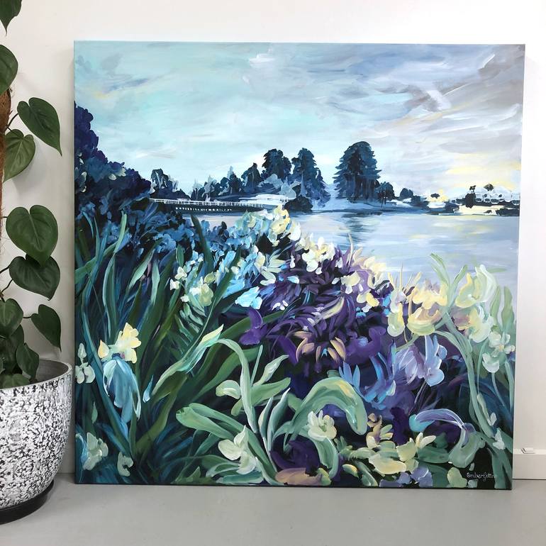 Original Impressionism Landscape Painting by Amber Gittins