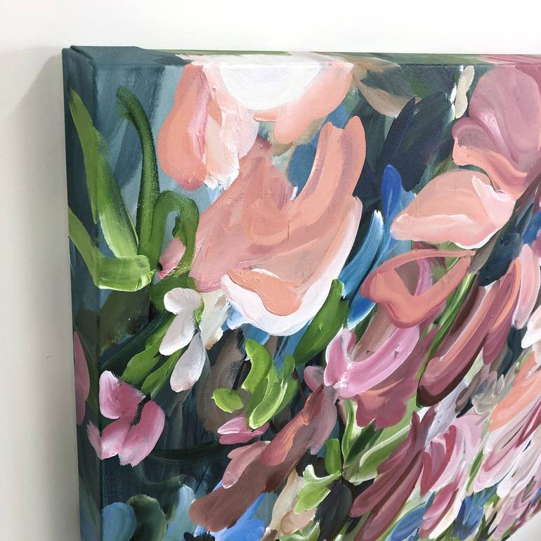 Original Abstract Botanic Painting by Amber Gittins