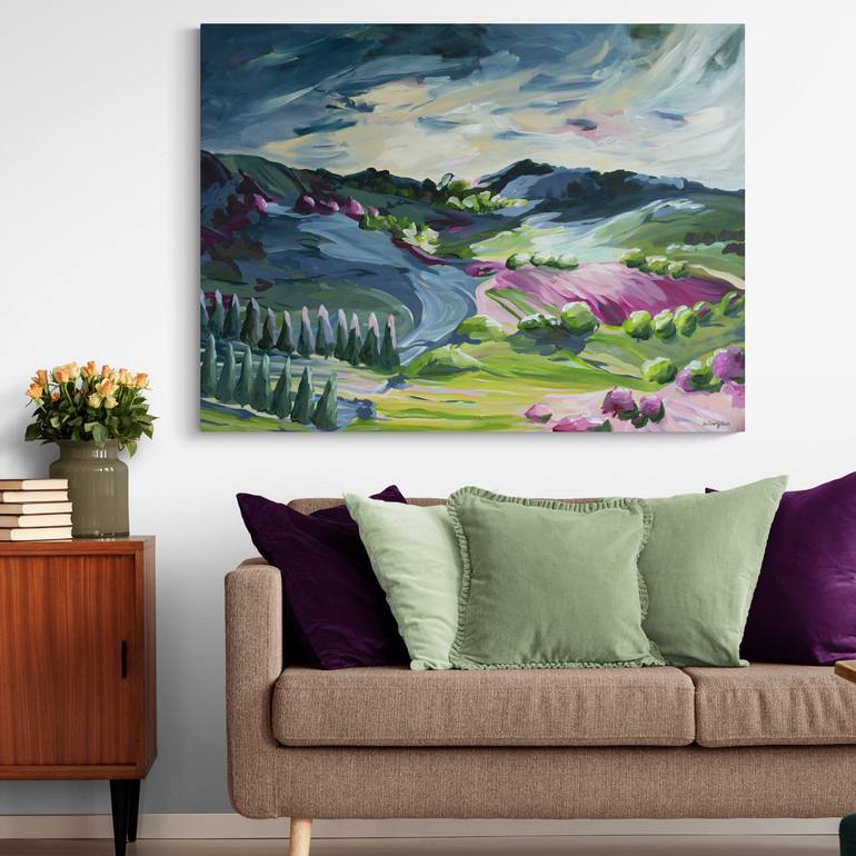 Original Abstract Landscape Painting by Amber Gittins