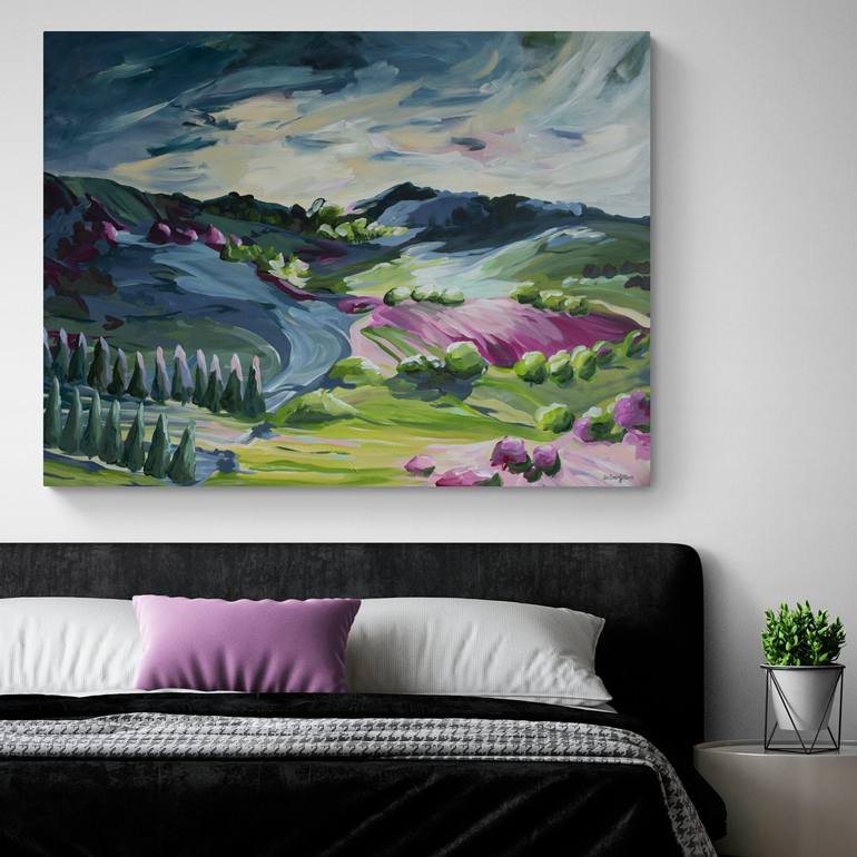 Original Abstract Landscape Painting by Amber Gittins