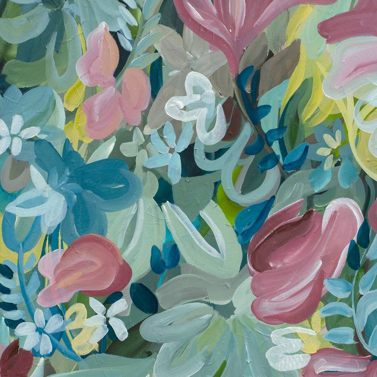 Original Impressionism Floral Painting by Amber Gittins