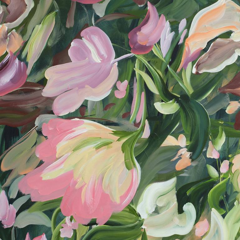 Original Floral Painting by Amber Gittins