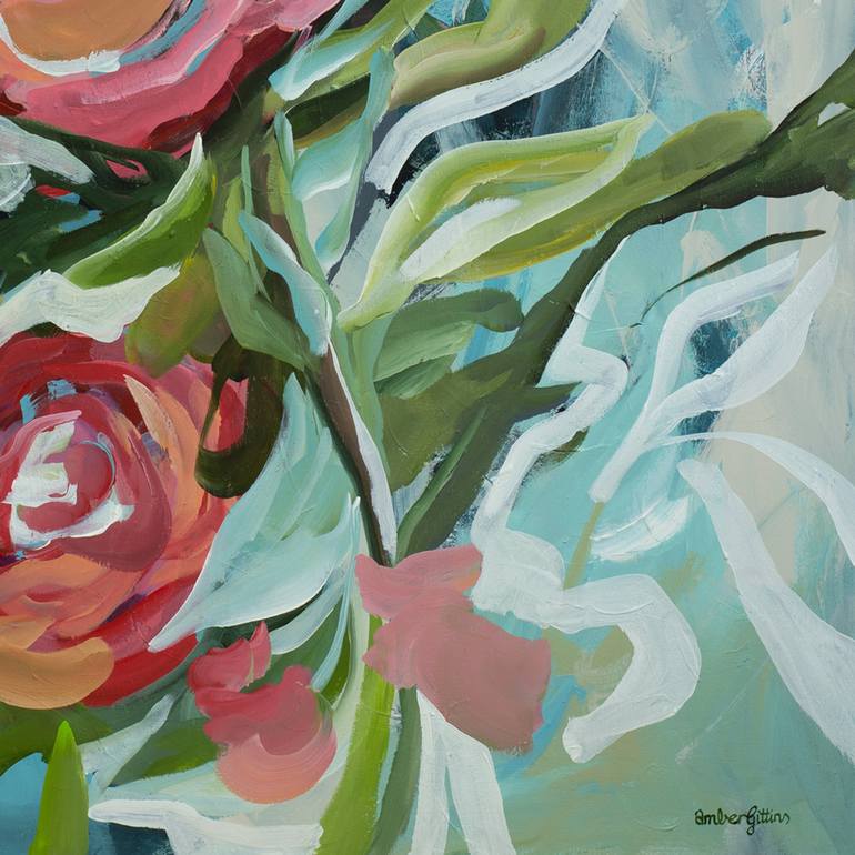 Original Expressionism Botanic Painting by Amber Gittins