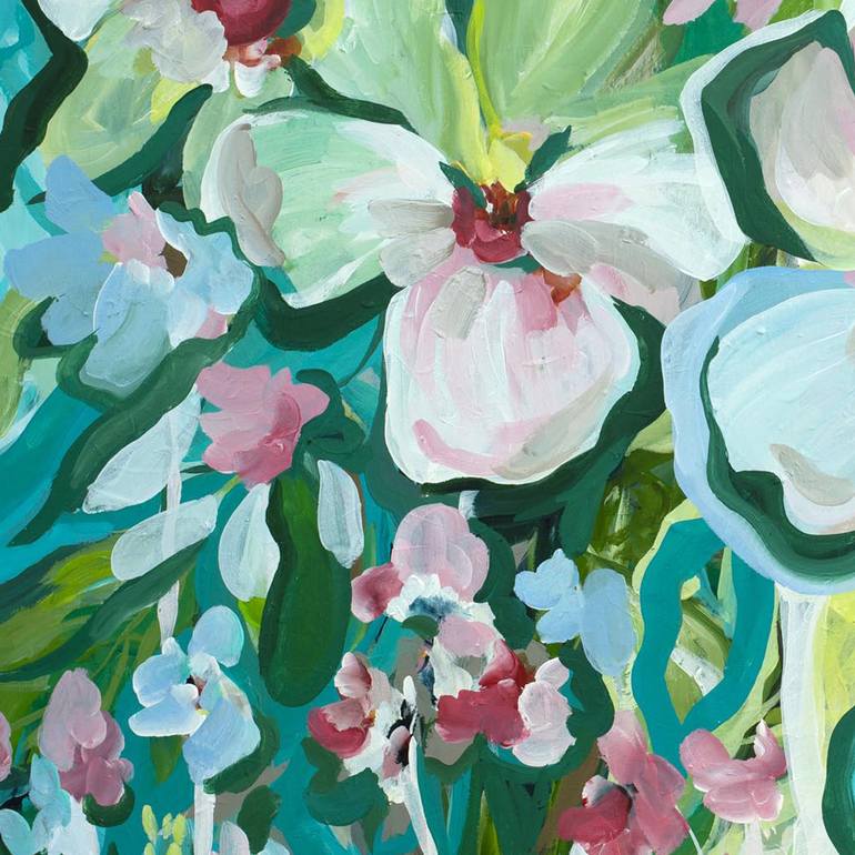 Original Floral Painting by Amber Gittins