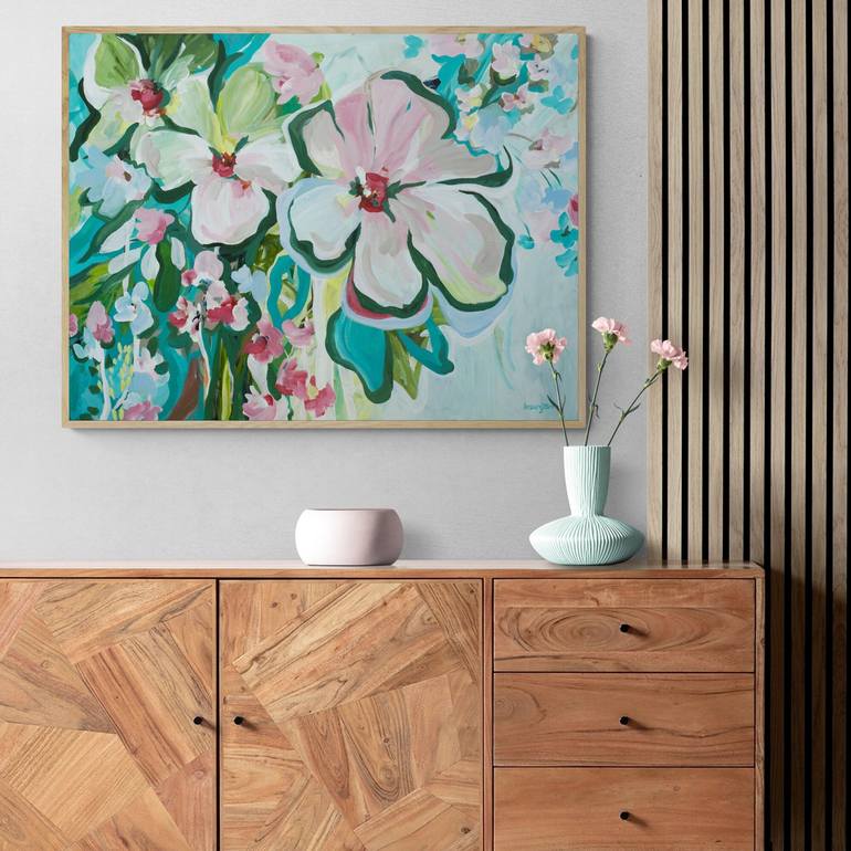 Original Floral Painting by Amber Gittins