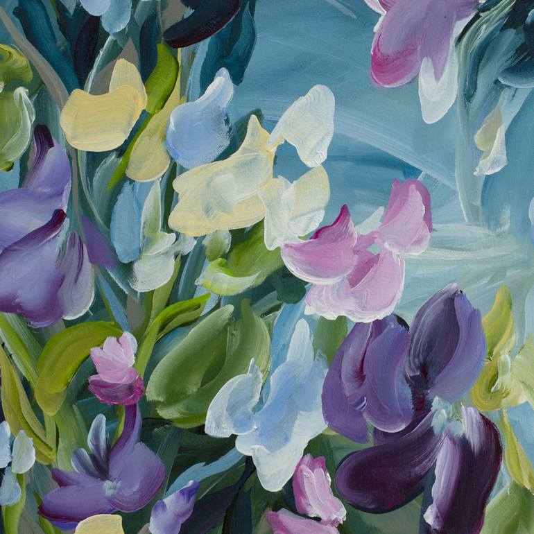 Original Floral Painting by Amber Gittins