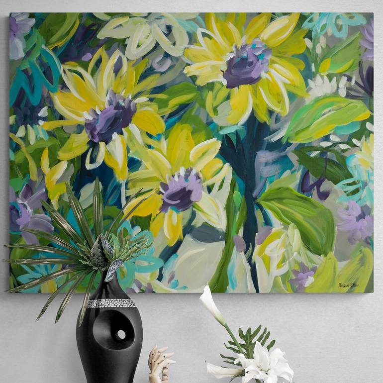 Original Modern Botanic Painting by Amber Gittins